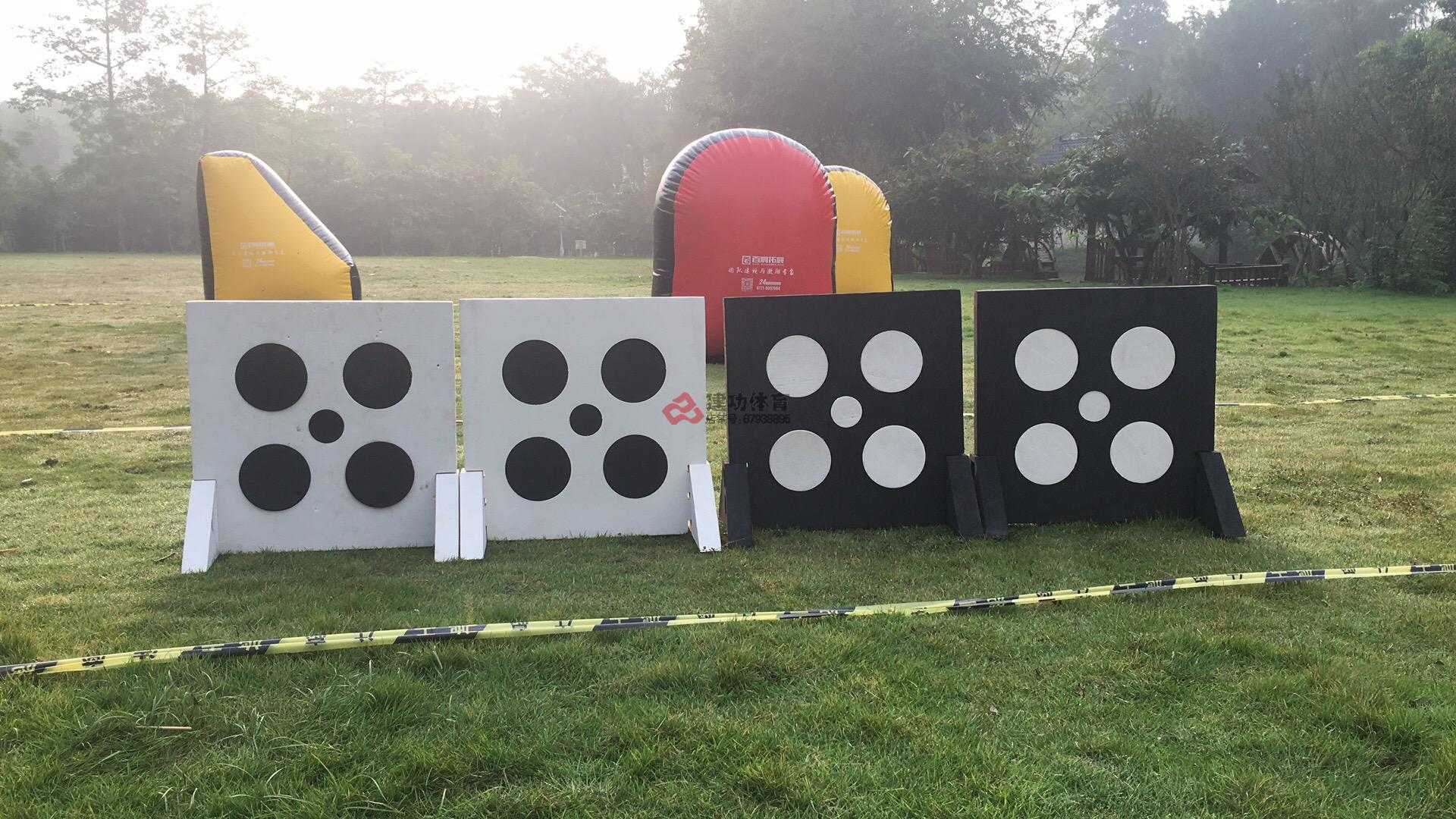 CS攻防箭箭靶 五孔 五目箭靶 圓圈趣味箭靶 75x7